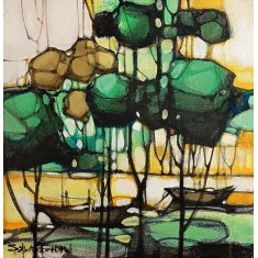 Salman Farooqi, 12 x 12 Inch, Acrylic on Canvas, Landscape Painting, AC-SF-667 Salman Farooqi, 12 x 12 Inch, Acrylic on Canvas, Landscape Painting, AC-SF-667